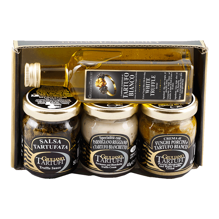 4 Truffle products composition Gift - Giuliano Tartufi