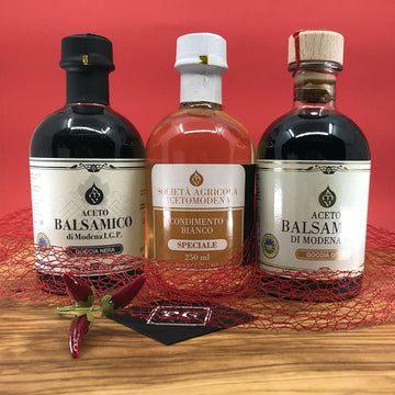 [BOXITALY] Balsamic Vinegar of Modena Top Selection 3 pcs - PepeGusto