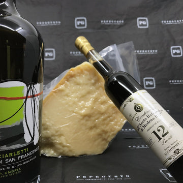 [BOXITALY] Italian Aperitif, Parmesan, Balsamic Vinegar & Olive Oil - PepeGusto