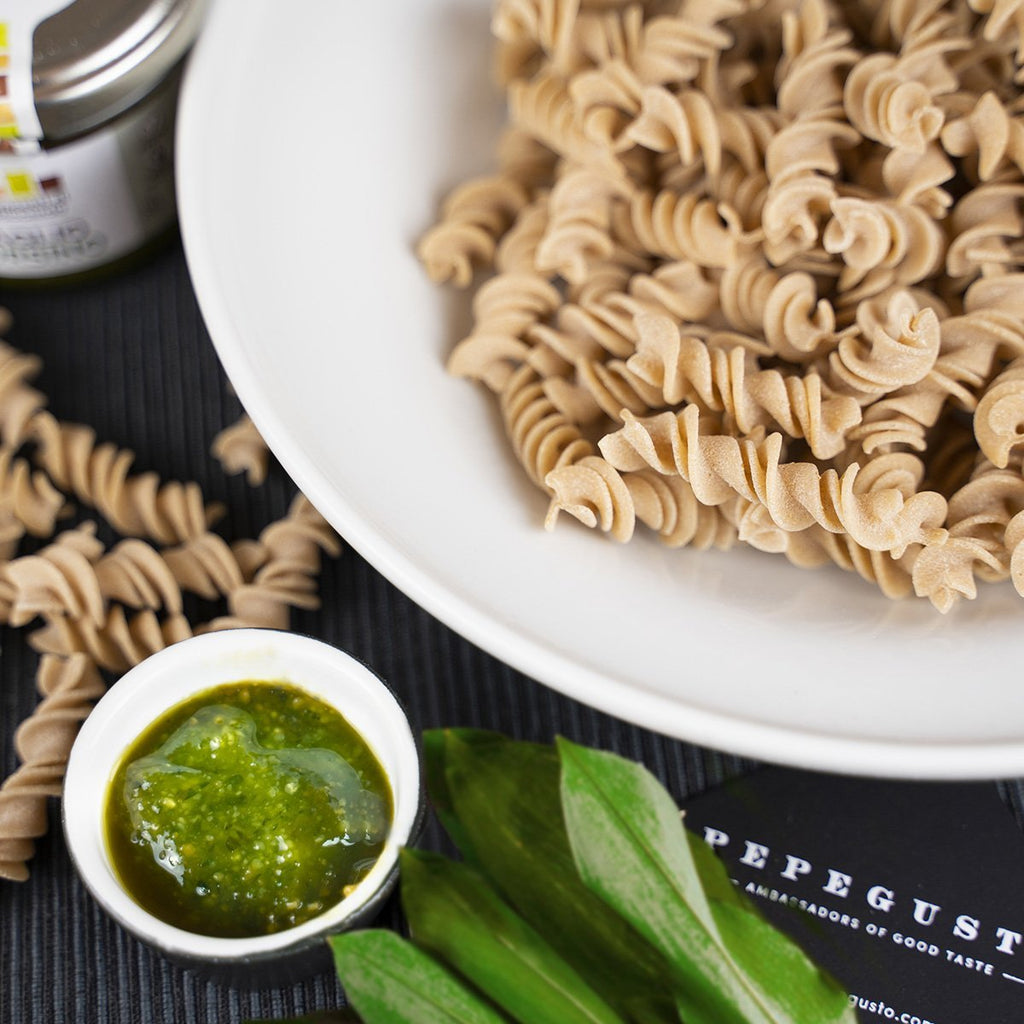 Fusilli with Wild Garlic Sauce - PepeGusto