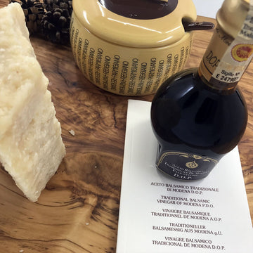 [Gift] Balsamic Vinegar 25 years, Parmigiano Reggiano and Cheese Bowl - PepeGusto