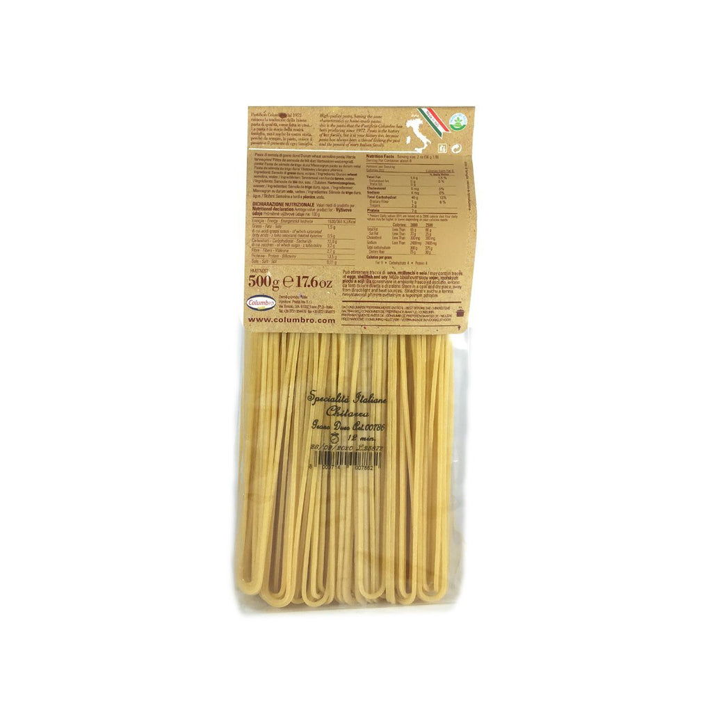 Spaghetti Chitarra Italian specialties of durum wheat - PepeGusto