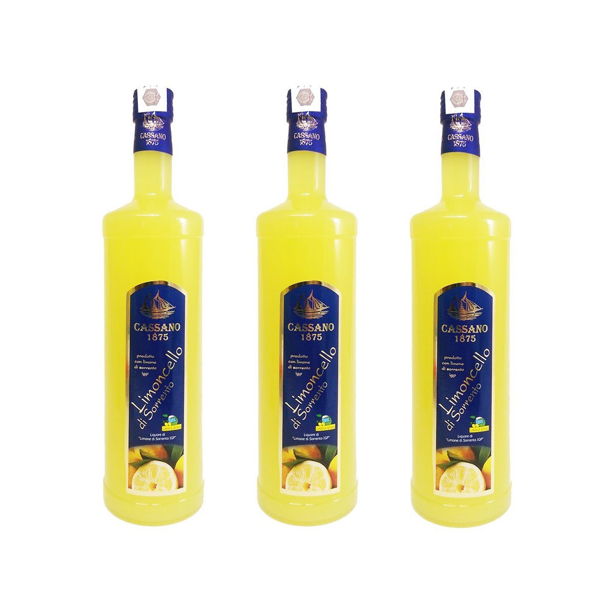 Offer IGP of Limoncello PepeGusto Sorrento 1000ml Lemon Party Autumn 3x –
