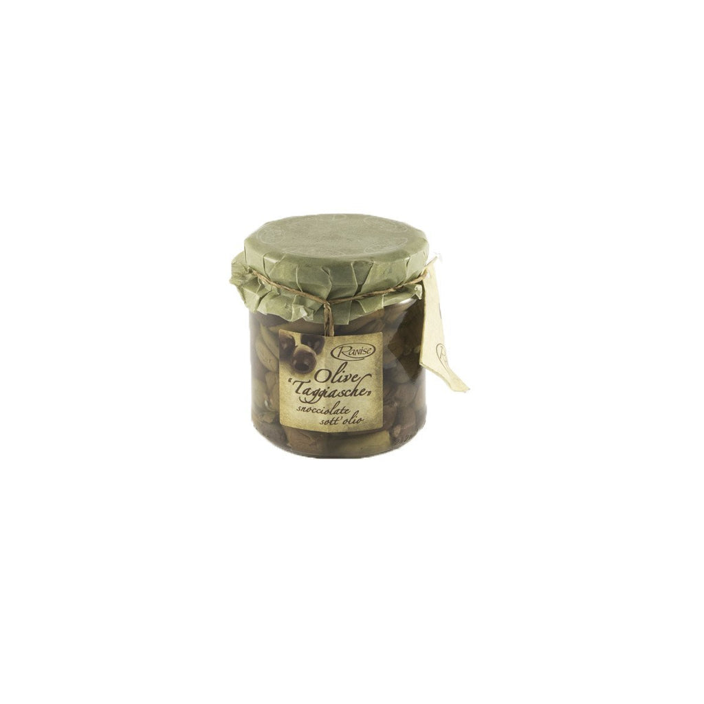 Taggiasca Pitted Olives in Olive Oil - PepeGusto