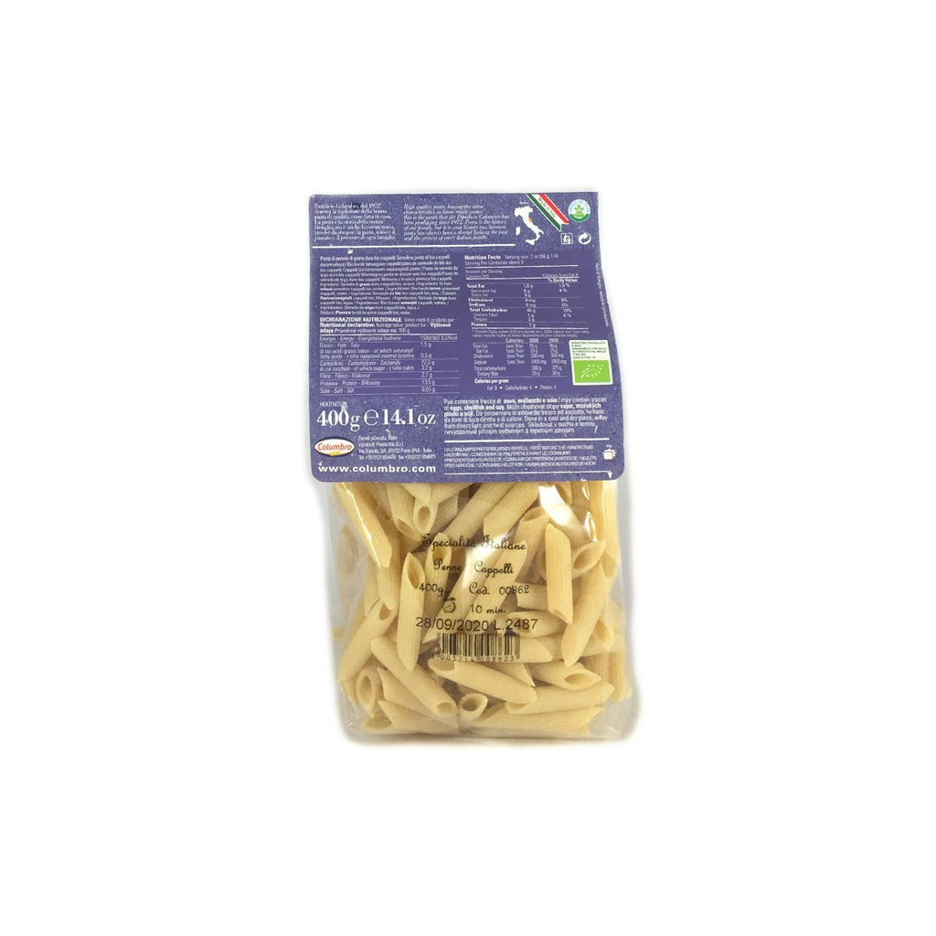 Traditional Penne Senatore Cappelli BIO Homemade Pasta - PepeGusto
